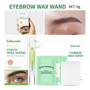Gentle Formula Eyebrow Wax Wand Set Long-lasting Easy Application Diy Salon Beauty Eyebrow Waxing At Home For All Skin Types