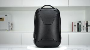 NEW ARRIVAL | BANGE 6621 Mens Real Leather Backpack (32x45x11cm 16L 1.5kg) | Premium Genuine Leather Fabric | Anti-Theft Password Lock Design | Quality YKK Zipper | Waterproof Business Travel Bag | Fits 15.6 inch Laptop and 12.6 inch iPad | Black