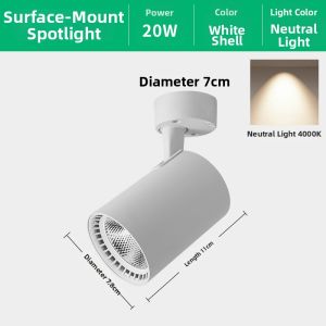 PNTU | High Color Rendering Index Dazzle Free LED Spotlight Long Tube