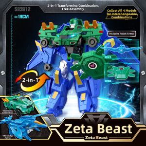 Auldey | Third Season New Transformable Phoenix Boys Toy Robot