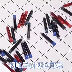 Ống mực đầu 2.6mm và 3.4mm thay thế cho tất cả các dòng bút máy mực màu Đen Xanh Xanh Đen