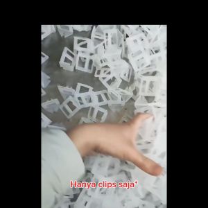 ASTEEL Clips Klip Perata pasang lantai keramik granit tipe pasak jarak nat 1.5mm 100pcs tile spacer
