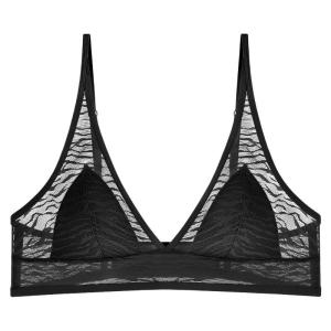 SHIYE | Áo ngực ren gợi cảm kiểu Pháp Poet Leaf không dây đệm tam giác mỏng vai mỏng tai thỏ mùa hè thoáng khí thoải mái