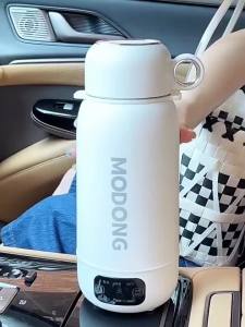 MODONG Car Portable Electric Kettle 1 Litre With Constant Temperature Heating For Outdoor Travel 1000ML Large Capacity Boiling Cup