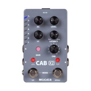 Mooer | MOOER CAB X2 Stereo Cab Sim Pedal|14 Presets + 11 Factory IRs|Dual Channel IR Loader|Studio & Stage Essential 🎸💻
