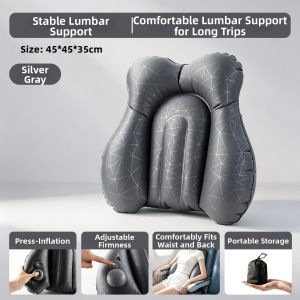 OSEAGLE | Inflatable Lumbar Support Cushion for Travel