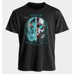 New Star Wars-themed Printed Short-sleeved American Sporty Loose and Comfortable Round-neck T-shirt Y2K for Men and Women