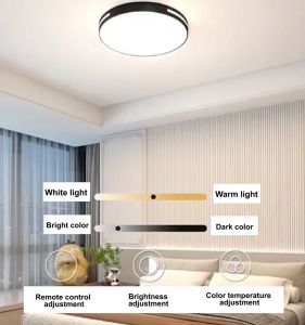FITHERO โคมไฟติดเพดาน หลอดไฟแอลอีดี220v ไฟเพดานบ้าน โคมไฟในห้องนอน ของตกแต่งห้อง ปรับสีได้หลากหลาย เปลี่ยนโดยตรงหากเสียหาย รับประกัน 10 ปี สั่งเลยจัดส่งทันที ไฟติดเพดาน โคมไฟเพดาน - Lazada