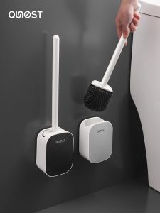 Chổi Nhà Vệ Sinh Bằng Silicon Không Có Góc Mù Dụng Cụ Vệ Sinh Nhà Tắm Có Tay Cầm Dài Gắn Tường Dùng Cho Gia Đình