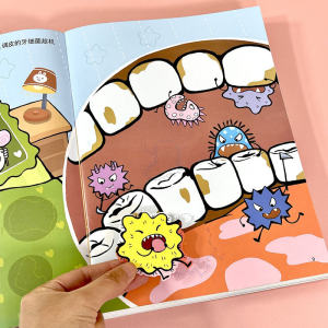 Childrens Educational Cartoon Game My Body Sticker Book Nursery Baby Enlightenment Cognitive Sticker Book Early Learning Toy