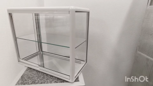 NEW!! ตู้ส้มตำ โครงอลูมิเนียม สีขาวอบ