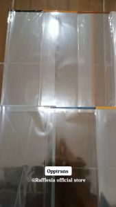 [5 LEMBAR] Flower Wrapping Paper OPP Transparan Bening List Warna Kertas Buket Bunga Cellophane