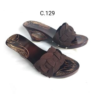 Sandal Kelom Ukiran Selop Rantai Hak Bolong Mata
