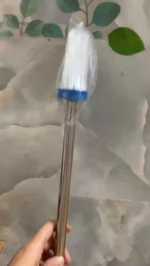 Cây Cọ Chà Rửa Lốc Sên Xe Bồn Cầu CÁN INOX LOẠI 1 Giao nhanh 24h