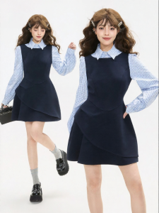 KEIKO | Đầm Slim Pháp Elegance Hai Mảnh Illusion cho Đi Làm và Đồ Chính Thức