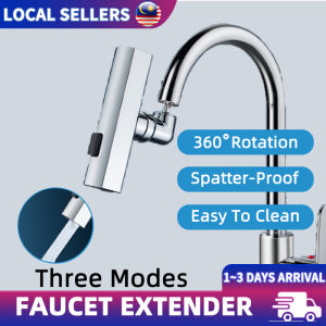 720° Rotate Faucet Extender Universal Aerator 3 Modes Waterfall Kitchen Sink Tap Adapter Anti-Splash Brass Water Filter
