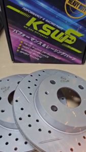 HONDA JAZZ GK5/FIT - KSW S+ PERFORMANCE DISC ROTOR(1 PAIR)