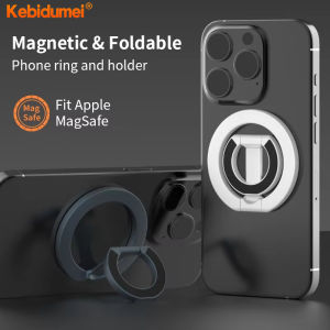 Kebigumei hai mặt ma-gnetic chuông điện thoại chủ gấp tiện lợi điện thoại di động đứng phụ kiện điện thoại Khung giá đỡ Grip