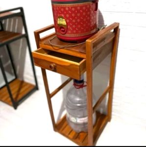 Rak penyimpanan Dispenser air galon meja rice coker meja kompor serbaguna dapur murah