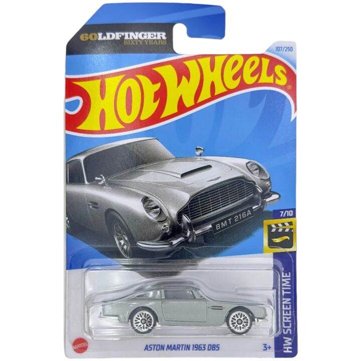 Hot Wheels Aston Martin 1963 DB5 Goldfinger 60 years (Screen Time) 1:64 ...