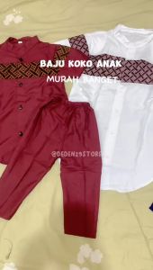 Koko Anak Laki-laki 1-10 Tahun Bisa Pilih Warna/Pakaian Muslim Anak Laki Laki/Baju Muslim Anak