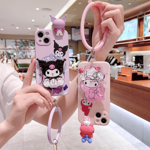 Applicable to Redmi Turbo3 Melody Redmi 14C 13C Phone Case Redmi13r All-Inclusive Three-Dimensional Lying Note14 13 12 Drop-Resistant Redmi Note12pro + Soft 12R/10x Strap