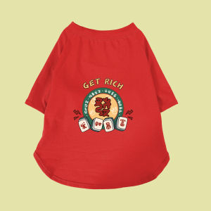 Dog Summer Clothes Medium Large Dog Thin T-shirt Golden Retriever Labrador Border Collie Spring & Fall Soft and Breathable