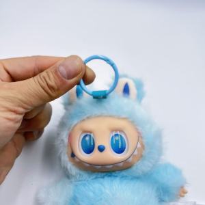 Labubu Keychain Toy Front High Energy Hope Anti-Theft Lost Winding Key Holder Digital Accessories Earphone Safety Belt