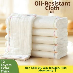 MANJIELI | Oil-Resistant Highly Absorbent Less Lint Easy to Clean Dish Cloth