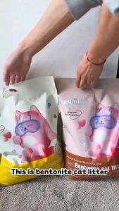 【4KG】 Bentonite Cat Litter Premium Cat Litter Sand Eliminates Odor Lavender/Lemon/Coffee 4 Scent
