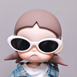 For Zsiga Dolls Clothes 2026 New Fashionable Cool White Red Brown Set 1/8 Dress Bow Sunglasses Jeans Party Decoration Gift
