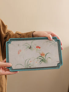 Bảng Pha Trà Gốm Sành Khô Kiểu Trung Quốc Mới Bàn Tròn Nhỏ Cho Văn Phòng Bảng Pha Trà Vải Nghệ Thuật Bảng Đệm Trà Bảng Đệm Trà