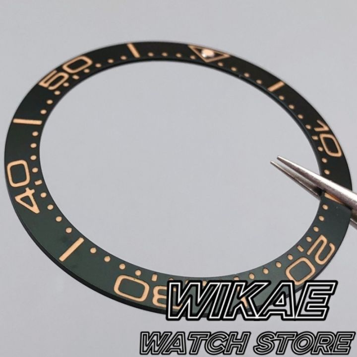 30.6mm*38mm%20Vingtage%20Gold%20Red%20Green%20Ceramic%20Watch%20Bezel%20Insert%20With%20Rose%20Calibation%20Cyan%20Luminous%20Fit%2040mm41mm%20SUB%20007%20Case%20-%20Image%205