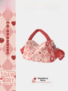 AOSONG | Cute Pink Canvas Handbag for Women