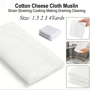 1Pcs Filter Cloth Reusable Cotton Fiber Mesh Strainer Cheese Beer Tofu Homebrew Filter Cloth Kitchen Food Ferment Strainer Tool
