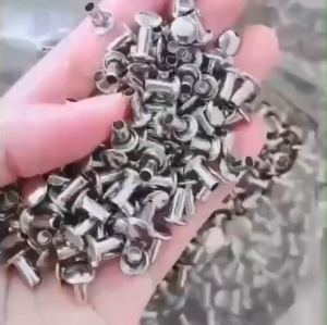 (hơn 260c) Túi 100g Đinh Tán Rỗng 8x3mm - Đinh Mũ Bảo Hiểm