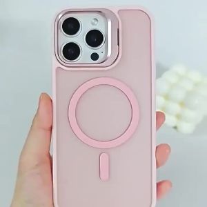 szhaiyu | Luxury Magnetic for Magsafe Wireless Charge Matte Phone Case for iPhone 18 17 Pro Max 16 15 Pro 14 Plus 13 Stand Protect Cover