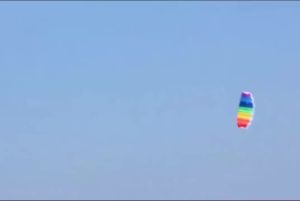 Rainbow Kites Dual Line Stunt Power Kites Outdoor toys Beach kites nylon fabric professional wind kites inflatable kites factory