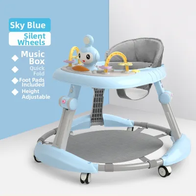 O-Leg Prevention Anti-Tip Multifunctional Baby Walker