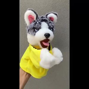 Mô Hình Chó Husky Kung Fu Có Âm Thanh Mô Phỏng Động Tác Đấm Bốc Đồ Chơi Cho Trẻ Em Chơi Và Biểu Diễn