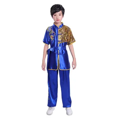 BEIMENGFAN | Summer Embroidery Martial Arts Performance Uniform