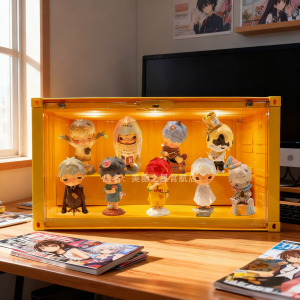 Dustproof Display Storage Box for BobooMai Hirono Little Wild Series Lost Paradise Figure Container Collectible Storage