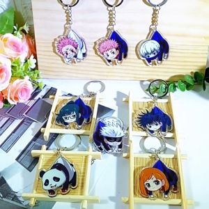 Spell Battle Keychain Anime Cartoon Cute Acrylic Pendant Backpack Bookbag Pendant Gift