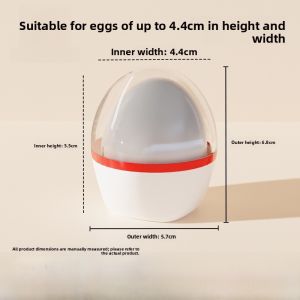 Joie Portable Egg Cup Creative Preservation Box Outdoor Food Grade Plastic Student Storage Box Carry out round Shape Container