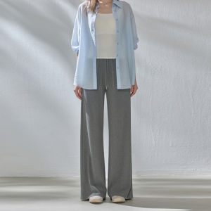 3COLOUR·S | Slimming Soft Texture Loose High Waist Casual Pants