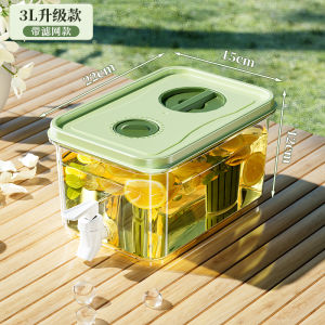 Home Use Large Capacity Cold Water Pot with Faucet for Beverage Refrigerator Fruit Juice Tea Cold Drink Barrel Cool Water Pot