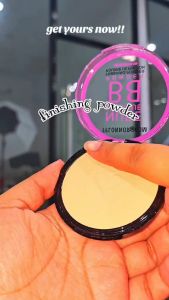 Nude Magique Finishing Powder Face Powder Compact Pressed 8g with Powder Puff