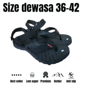 sandal gunung jepit talincang size dewasa 36-42 . pria dan wanita . lem kuat anti slip