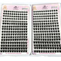 32Rows Fox Eye Manga  Cluster Lashes Cat Eye Lashes Individual Lashes Natural Look DIY Eyelash Extension Volume Lash Clusters. 