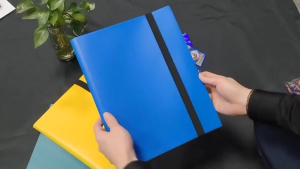 360 Slots Trading Card Album 9 Pocket Card Binder 70x96mm Game Card Collection Book With Elastic Band